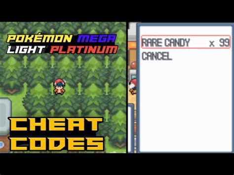 pokemon mega platinum cheats